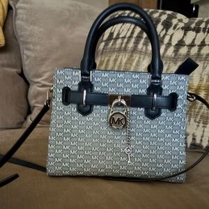 Michael Kors Navy Blue and Denim Women's Bag